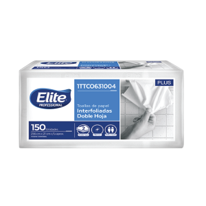 Toalla manos papel interfoliada doble hoja biodegradable